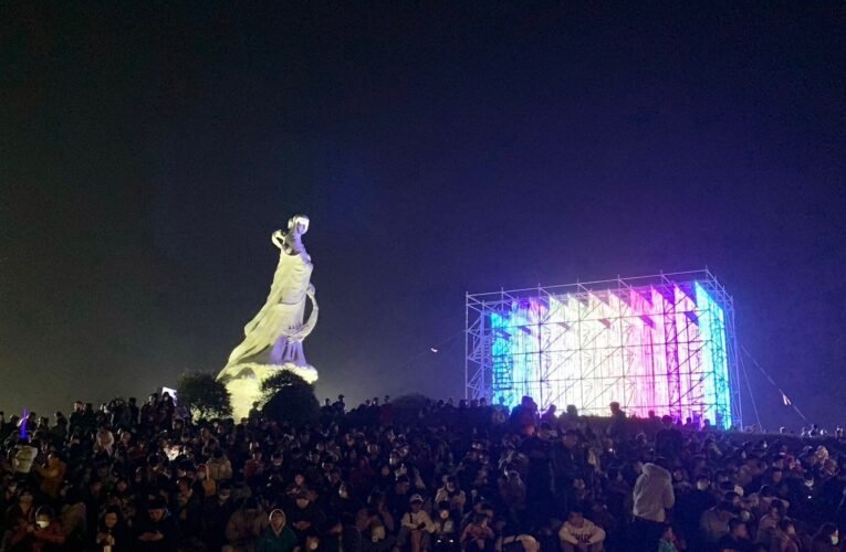 臺南市安平燈區空中展演還有8場次千萬別錯過