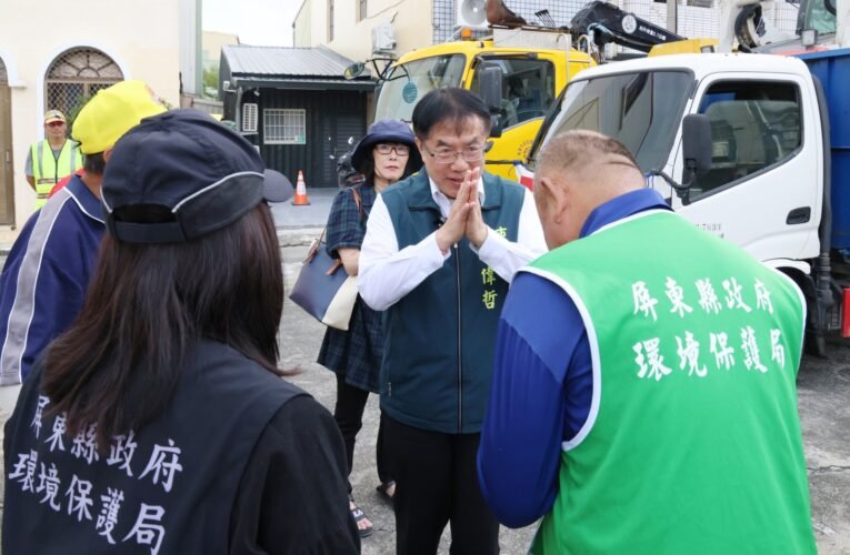 跨縣市情誼暖人心，黃偉哲感謝外縣市支援台南災後復原