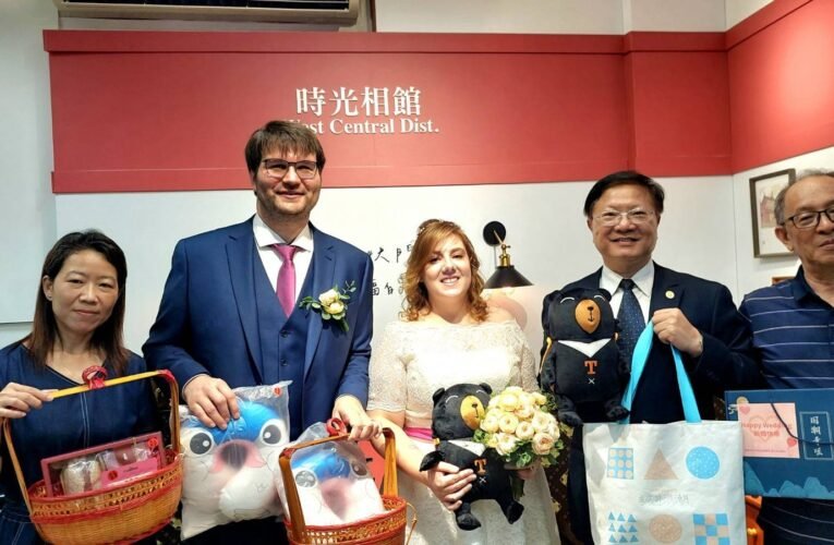 臺南成愛情聖地 德國情侶擇此登記緣起暖心際遇