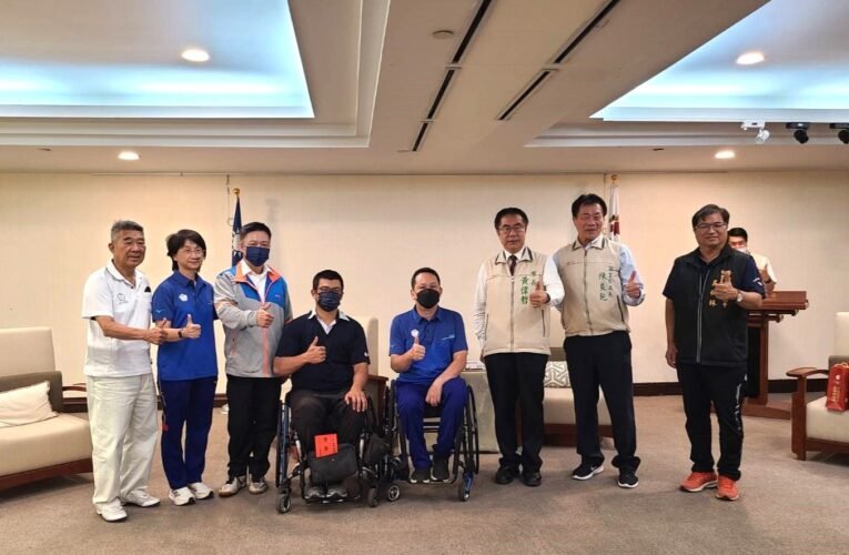 臺南四將積極備戰亞帕運   黃偉哲：市府堅實後援 勉勵選手超越自我贏佳績