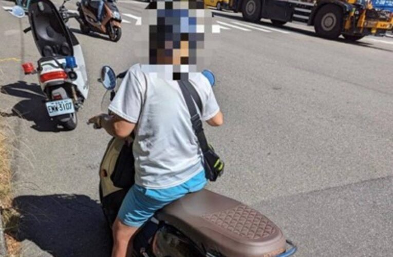 險象環生！機車誤闖國卡　內湖港墘所警緊急救援