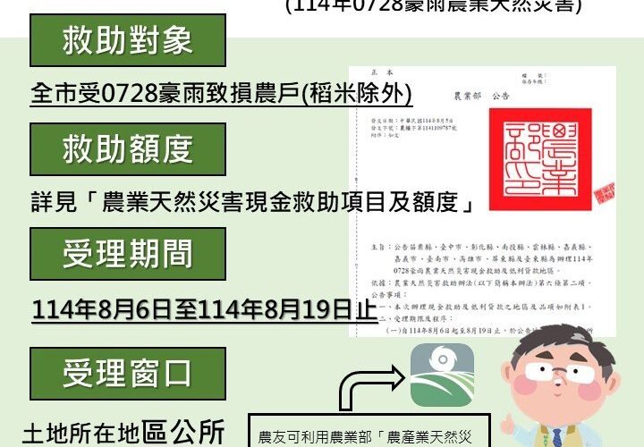 114 年漁船筏休漁獎勵開放申請 台南市呼籲漁民踴躍參與