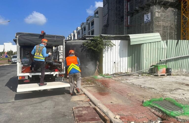臺南市政府衛生局針對安南區登革熱疫情升溫，今日執行大清消及時殲滅病媒蚊，期能阻斷社區傳播鏈蔓延!