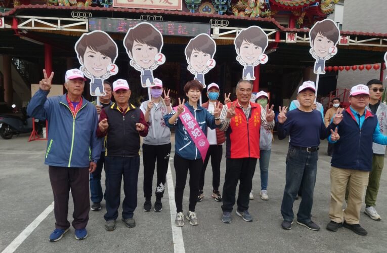 為台南而走、為台灣祈福 陳亭妃展開廟宇行腳之旅