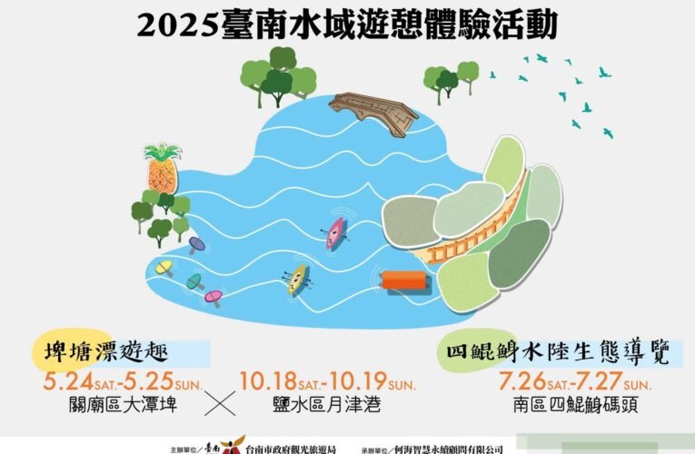 台南四鯤鯓水陸生態之旅 7 月 1 日起開放報名