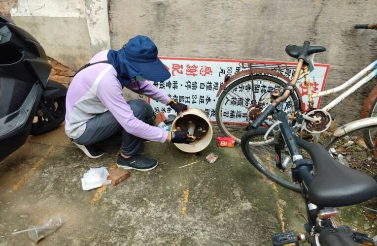 颱風蚊蟲躲戶內，黃偉哲市長籲請民眾加強滅蚊與做好防蚊措施，避免帶病毒的斑蚊叮咬得登革!