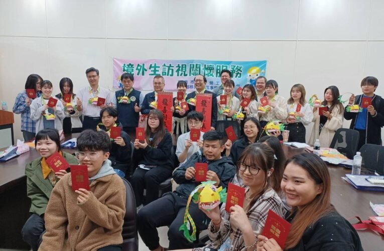 南市境外生訪視關懷 小龍包提燈慶元宵