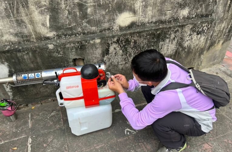 南市府持續落實高風險場域孳生源稽查工作，保護市民免於受到登革熱的威脅!