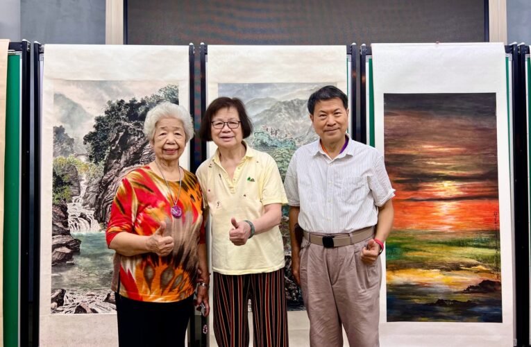 廖仁彬•謝玉花雙聯展 鍾情山水，遊於筆墨•行萬里路，自然為師