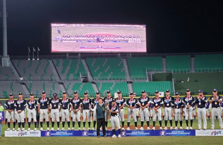 2025年第12屆亞洲U15青少棒錦標賽圓滿落幕 臺南再添 國際體育里程碑