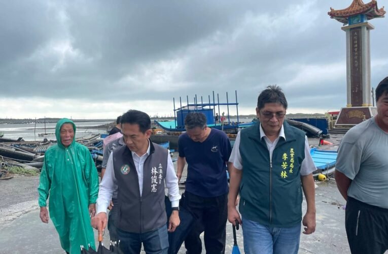 台南七股災情慘重 立委林俊憲協調國軍支援