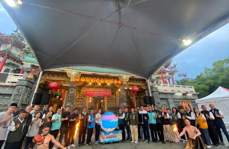 安平開台天后宮點燈祈福 為2025國際龍舟錦標賽揭開序幕