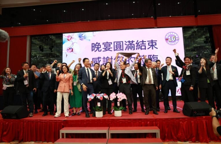 第10屆台日交流高峰會晚宴 突破語言隔閡 交流熱鬧又熱絡