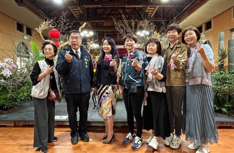 「風華璀璨」中華插花藝術展 台南登場