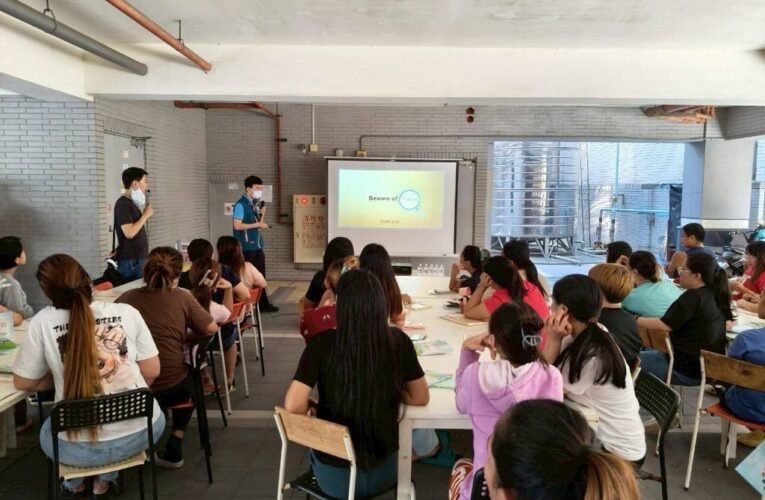 南警前進人力仲介公司防詐宣導  強化外籍移工反詐意識