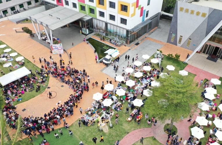 贊美酒店第九屆二手市集活動 兒童節與善化親子館攜手讓愛再循環