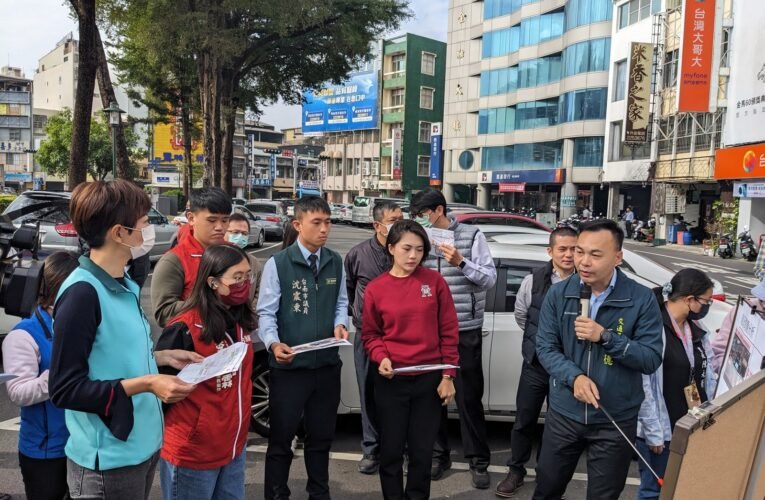 研商中西區西門圓環交通動線改善，南市議會保安委員會勘查