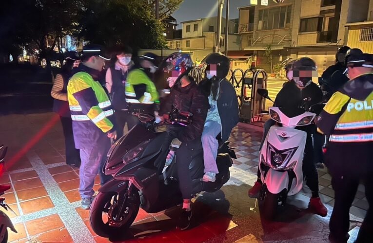 改裝噪音車擾民，安平警強力掃蕩守護地區交通安全與環境安寧