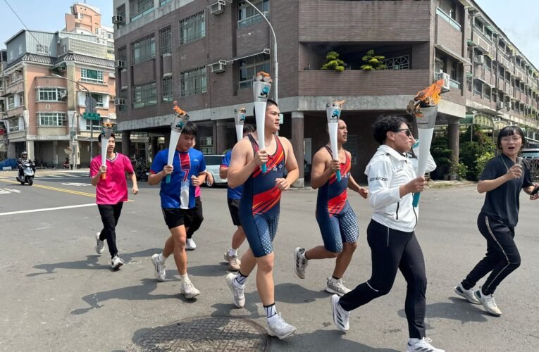 114年全中運本島聖火傳遞首日 跨市連縣點燃全臺體育魂