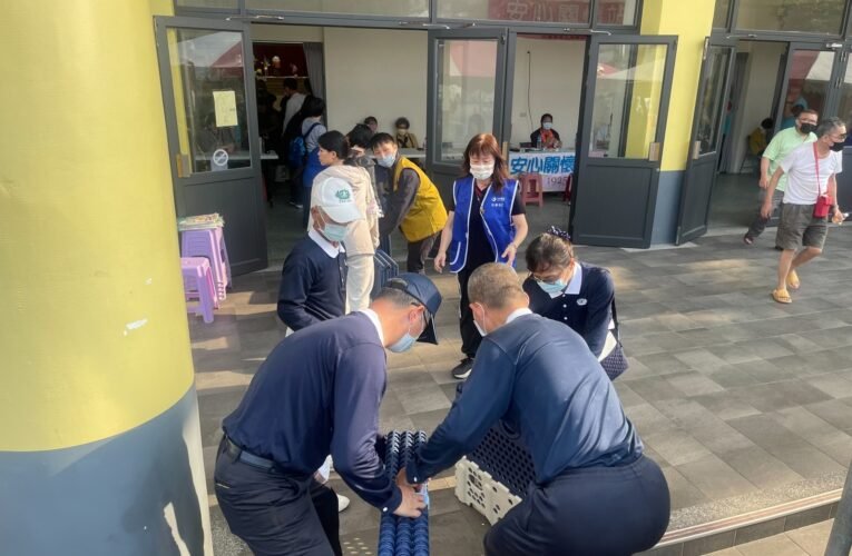 0403地震 慈濟立即供應援助物資與安置設施