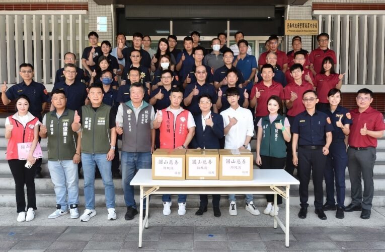 台南公益捐贈啟動第四站，萬瓶防蚊液護衛第一線人員