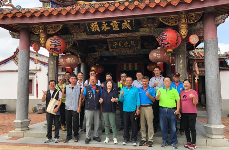 立委賴惠員會勘太子宮危險路口 改善行人安全