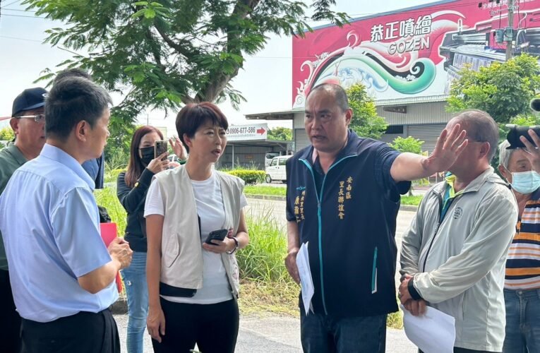 立法委員陳亭妃爭取州北里水圳綠美化工程2500萬