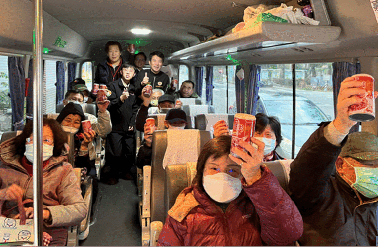 苗栗榮服處台中榮總就醫專車臘八粥溫暖同行
