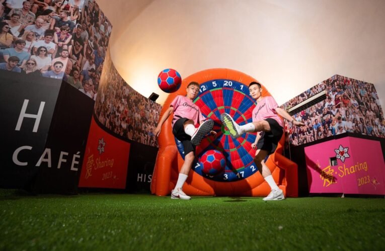 2023最潮聖誕節，HIS CAFÉ足球嘉年華，巴塞隆納熱力點燃夢時代！