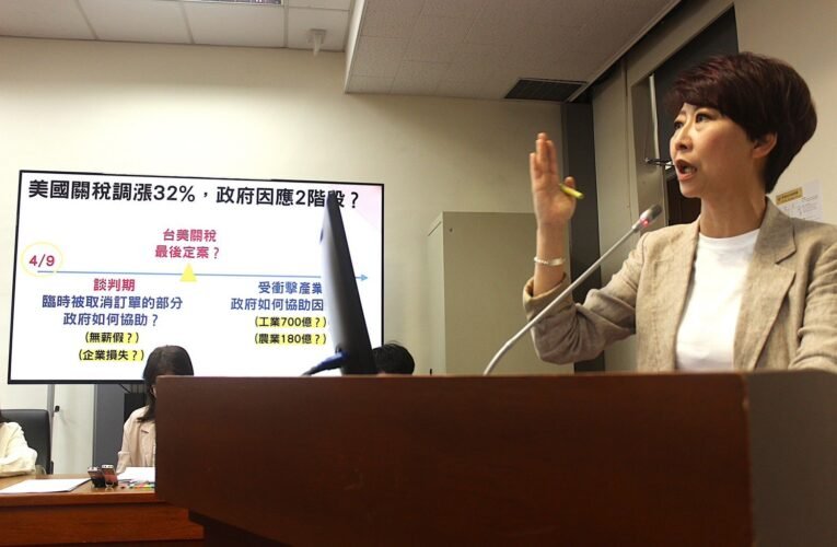美高關稅陳亭妃質詢經長：政府不能只喊口號，要當企業最佳後盾