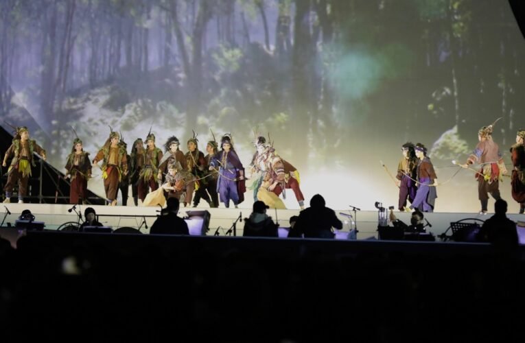 戶外歌仔史詩音樂劇《1624》首場演出盛大開演