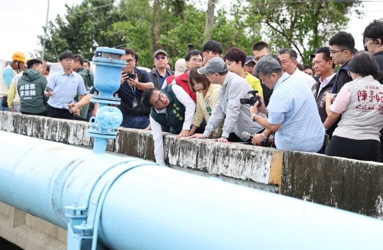 卓榮泰南下視察嘉南淹水災情 啟動前進指揮所應對