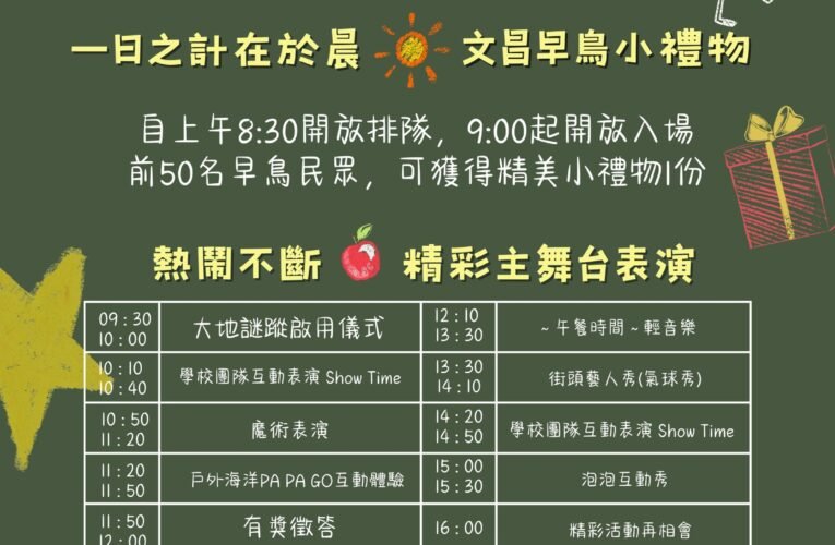 「臺南400全民教育-教育的時空旅行」主題展5/25開展！