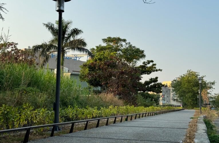 新化風情小鎮再升級 高中至國小東側水綠步道開放