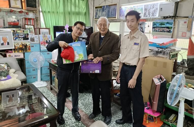 苗栗榮服處(攜替代役)寒冬送暖新春祝福活動 關懷訪視年長榮民眷致贈禦寒物資