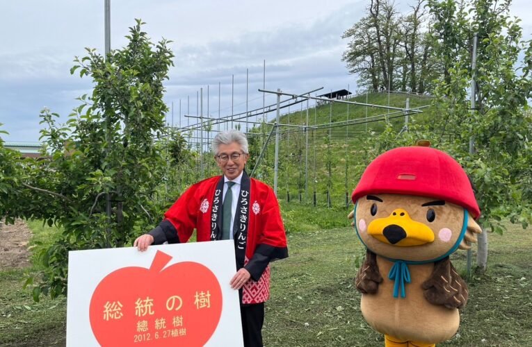 520總統就職 日本弘前市宣布臺南訪問紀念植樹命名「總統之樹」