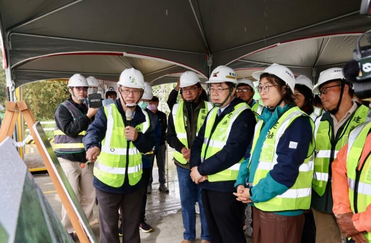 臺南金安獎青葉橋改建工程月底完成 黃偉哲盼解水患之苦並打造安居樂業生活