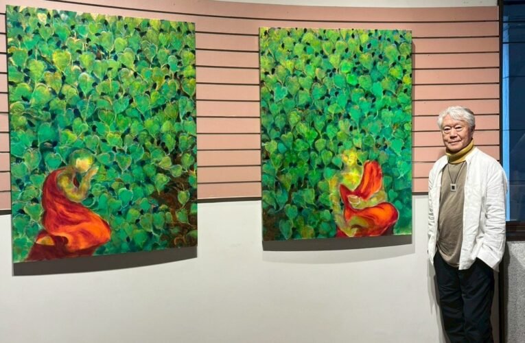 蔣勳《祇樹給孤獨園》最新書畫作，即日起在中央書局展出