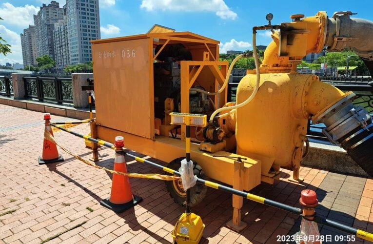 蘇拉颱風來襲─安平區公所派員巡視轄內水利防汛設施