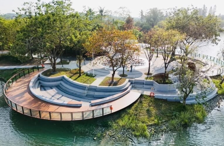 中秋遊虎頭埤！水陸空全攻略 電動船、烤肉、攀樹任你玩