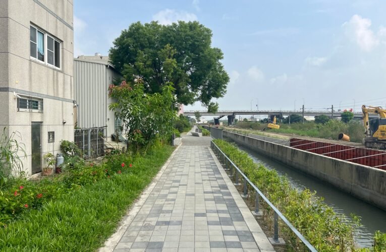 空間再利用，新營嘉南大圳廊道成休閒放鬆新選擇