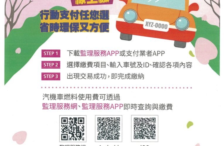 112年營業車秋季汽燃費9/1開徵