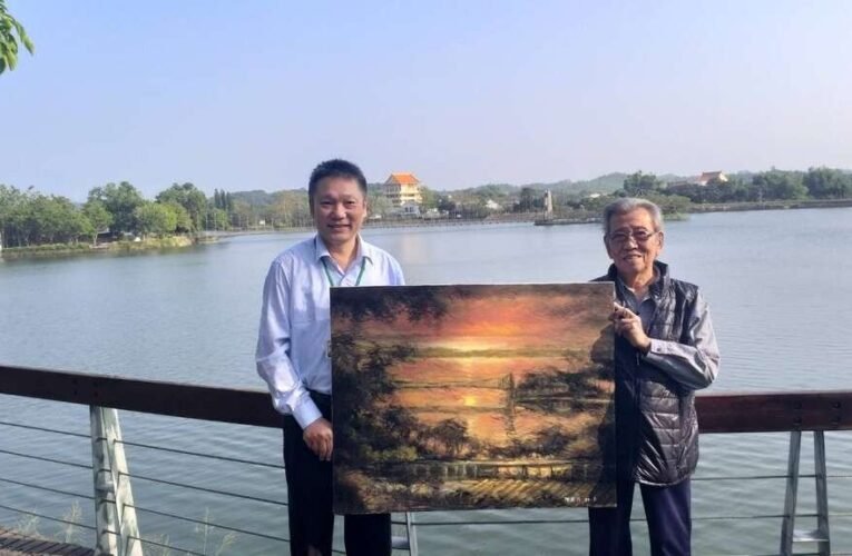 陳泰元老師虎頭埤十景 露營區持續展出