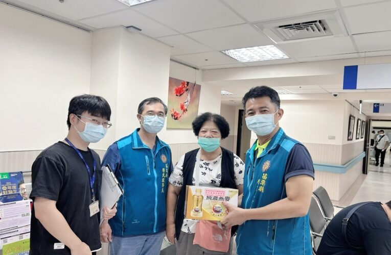 榮民節前苗栗縣榮服處關懷住院榮民