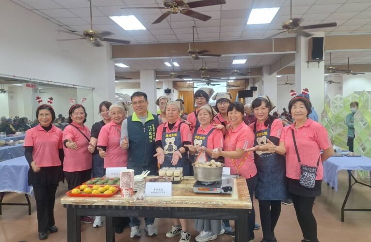 美食串起溫暖！金城里耆儒食堂歲末獻禮 長輩暢享多元美味