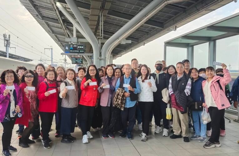 患難見真情 高鐵台南攜志工陪受災長輩迎新生