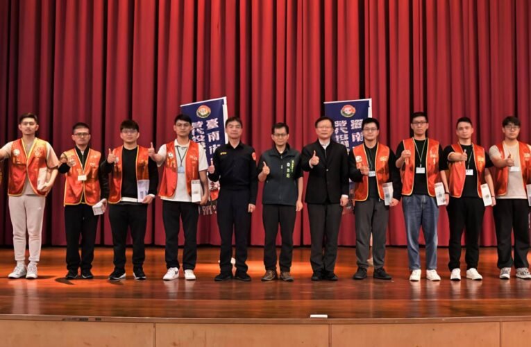 臺南市替代役備役治安維護組役男演訓登場