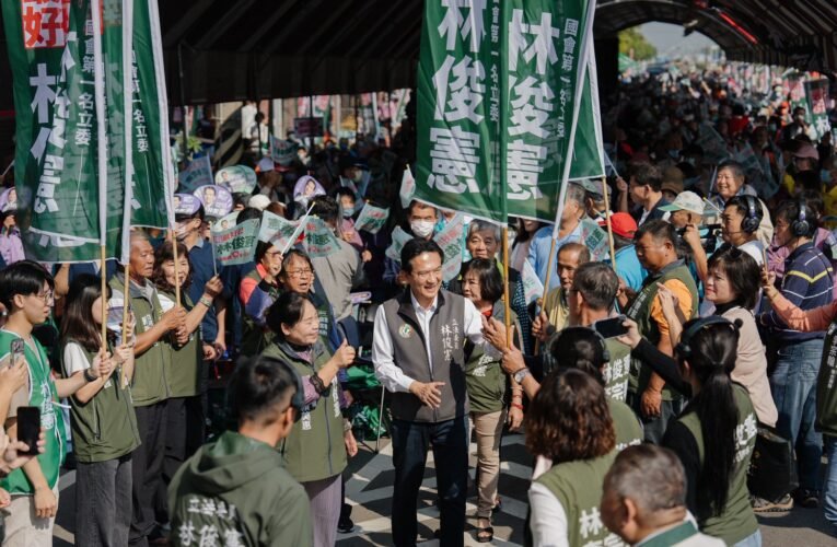 林俊憲溪北再掀支持熱潮 李宗翰挺憲後援會 3 千人力挺