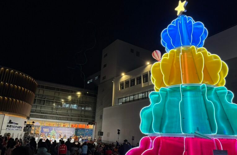 2025 台南聖誕燈節新營燈區點亮 光影市集陪民眾溫暖跨年