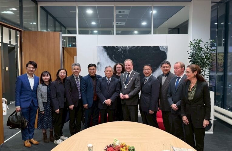 台南市長黃偉哲訪荷蘭友誼市阿梅爾市 以歷史情誼開展台荷科技新篇